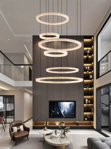 Designers Light | Italian Modern Minimalist Luxury High Ceiling Chandelier