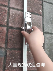 Sliding Gate Top Guide Roller set with L bracket Uiversal Solid Square Steel Guide Rail Rotate Roller
