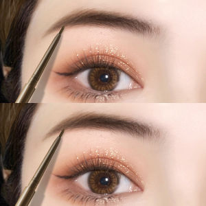 Ultra-Fine Pen Point Gray Brown Ultra-Fine Eyebrow Pencil Waterproof Smear-Proof Durable Authentic Official Flagship Store Easy to Color