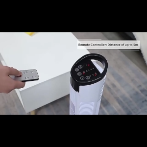 Freestanding Tower Fan 3 Speed  With Remote Control 12H Timer Tower Fan Household Silent Fan Bladeless Air Conditioning Fan Vertical Bladeless Silent Fan
