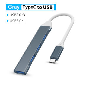 Kebidumei | 6 in 1 USB C Hubs Type C 3.0 Adapter to 4K HDMI SD TF Card PD Fast Charge Splitter USB Docking Stations Hub for MacBook Computer