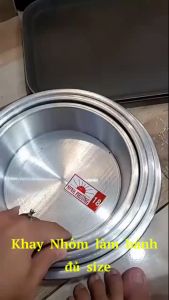 Khay Nhôm đủ size - khay tròn Nhôm - xửng Nhôm tròn - mâm bơ nhôm tròn - xửng hấp chả làm bánh nhôm Minh Phương phục vụ đựng thực phẩm phổ biến trong dân dụng và công nghiệp.