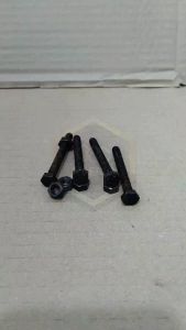 BAUT MUR BAJA GRADE 8.8 M6 X 50 PANJANG 5CM FULL DRAT KUNCI 10 BAUD M6X50 6X50 6 X 50 5 CM DIAMETER DRAT 6MM PITCH DRAT 1.0 HEXA BOLT 50 MM 50MM SEKRUP SKRUP