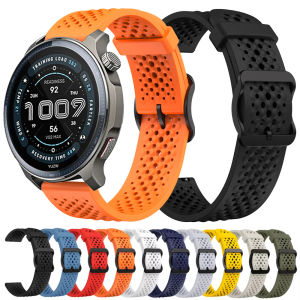22 มม.สําหรับ Huami Amazfit BALANCE 2 สายซิลิโคน Breathable correa สร้อยข้อมือสําหรับ Amazfit BALANCE GTR 4 2E 3 Pro Cheetah BAND
