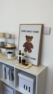 Nampan Dekorasi Lapisan Ganda Estetik - Penyimpanan Multifungsi Untuk Ruang Tamu Meja Makan Atau Hadiah Pernikahan