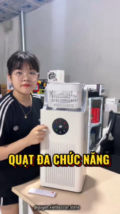 Quạt đa năng kèm lọc không khí và bù ẩm quay đa chiều - Việt Bắc Car Store