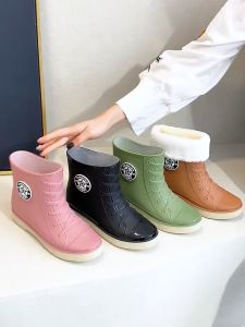 Aldult Sepatu Boots Gesekan Karet Tabung Sedang dan Pendek Dapur Cuci Mobil Tabung Pendek Premium Quality Fashion Boot Terkini Korean Style Sneakers Wanita Premium Bots