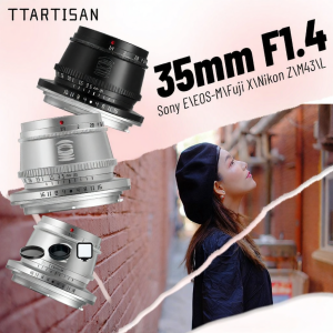 Multibrand Compatible 35mm f1.4 Lens
