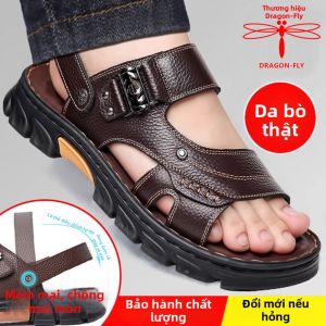 DRAGON-FLY | Dép Lái Xe Hè Đế Mềm Chống Trượt