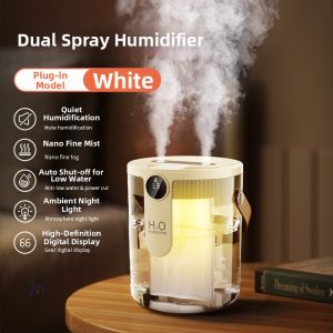 SAUIR | Silent Large Fog Volume Air Purification Humidifier for Pregnant Women and Babies