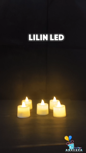 Lilin Led / Lilin Elektrik / Lilin Electric / Lilin baterai / Lilin Unik / lilin romantis warm white