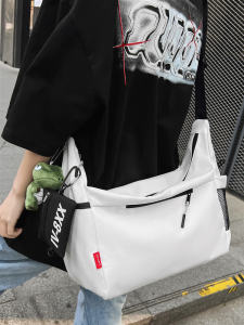 Trendy Mens Crossbody Bag Casual Large Capacity Single Shoulder Travel Commuting Backpack Sporty College Student Bag