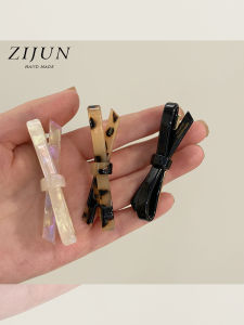 Delicate Butterfly Knot Hair Clip Cute Bangs Clamp Womens Forehead Side Barrette Hair Accessories Korean Style Hairpin