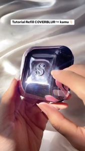 SOMETHINC Copy Paste COVERBLUR™ Powder Foundation Bedak Padat Two Way Cake TWC Foundie Zero Pore Zero Crack