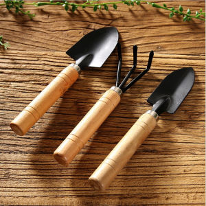 Bộ Cuốc Xẻng Mini Trồng Cây Cảnh SIZE LỚN - Dụng Cụ 3 Món Chăm Sóc Cây Bonsai Làm Vườn Chăm Xương Rồng