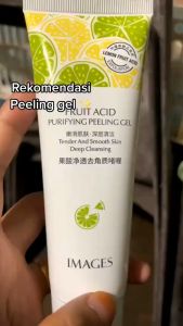 IMAGES High grade fruit acid exfoliating Buang Kulit Mati removes dead skin black spots oil control mild gel body scrub deep cleaning and exfoliating