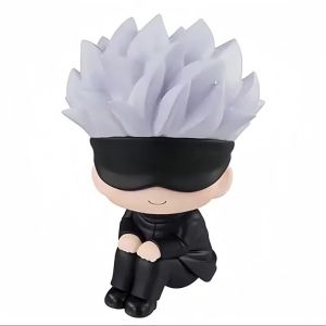 Bandai | Anime 10cm Jujutsu Kaisen Figure Itadori Yuji Gojo Satori Fushiguro Megumi Kugisaki Kawaii Toy Car Decoration PVC Model Toy Gift