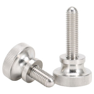 BAIRUITE | 303 Stainless Steel Elevated Head Knurled Hand-Tightened Screw