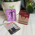 Personalized Aromatherapy Card Hanging Ornament Paper Material Wardrobe Car Fragrance Strip Series World Famous Works 10 Yuan 3 Pieces. 
