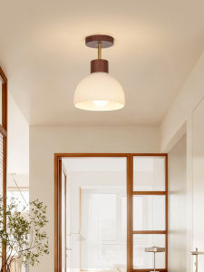 DGY | Retro Walnut Wood Ceiling Light For Passageways
