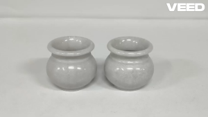 Premium Marble Lotta Kalash for Pooja & Kitchen | Heavy Stone Water Pot | Small Size (Pack of 1 Pc | Size - 2.5 inches)