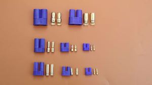 EC2 EC3 EC5 EC8 Male Female Gold Plated Banana Plug Connector For RC Circuit Battery Motor Aviation Model Airplane Bullet Parts