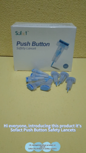 #KlinikKita| (GENERIC Accuchek)SAFE TPROPLUS PUSH BUTTON SAFETY Disposable LANCET Lancing Device 刺血针