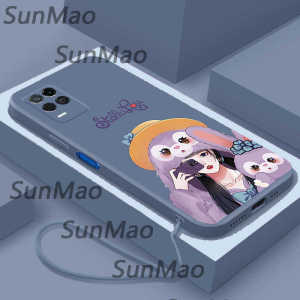 For OPPO A54 Phone Case Cartoon Design Silicone Soft Shell TPU Case Shockproof Casing Camera Protective Case