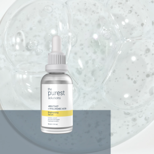 The Purest Solutions Brightening Arbutin Hyaluronic Serum 30ml | Brightens Uneven Skin Tone Anti Dark Spot Blackhead Skin Blemishes All Skin Type