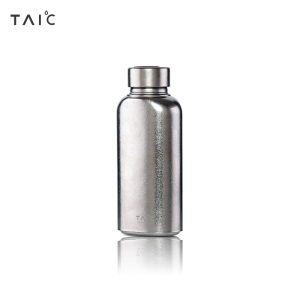 Taic Pure Titanium Water Bottle Flat Metal Sports Travel Outdoor Portable Single Layer Fling Cup Large Capacity Drinking Utensils