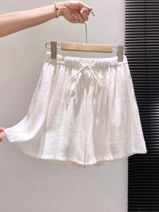 Quần Short Cao Thắt Dây Trắng Ôm Sát