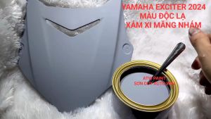 Sơn màu xám nhạt mờ (Xám xi măng nhám) Exciter 2024 - Sơn 2K lon 250g