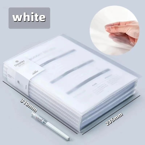 Sổ Đựng Tài Liệu Trong Suốt Khổ A4 Nhiều Ngăn Dung Lượng Lớn Dùng Để Lưu Trữ Giấy Tờ Quản Lý Hồ Sơ Văn Phòng Phẩm Thích Hợp Cho Văn Phòng.