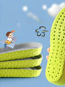 BAOJIAJING | Shock Absorption Breathable Moisture Wicking Anti-Odor Children Shoes Insoles