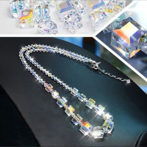 Bulk Wholesale Fashion Champagne Colorful White Austrian Crystal Beaded Stretch Strand Bracelets for Women