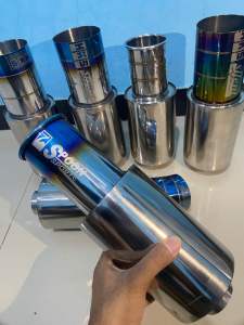 KNALPOT RACING MOBIL SUARA ADEM SPOON FULL STAINLIS