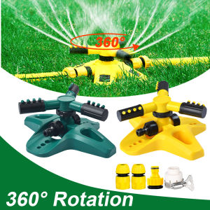 Lawn Sprinkler for yard Automatic Lawn Irrigation System 360 Degree Rotating Garden Watering System Large Area Coverage