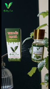 Tinh dầu Bạc hà nguyên chất 100% từ thiên nhiên tác dụng hỗ trợ giảm đau đầu giảm căng thẳng hỗ trợ hô hấp (làm thông mũi giảm ho trị cảm lạnh) kháng khuẩn hỗ trợ điều trị viêm xoang ... (Sản phẩm của Vhealthycare - Duy Nhat Tay Nguyên