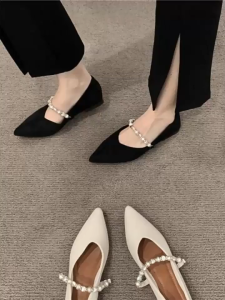 (ร้อน) สุภาพสตรีหนังแท้รองเท้ากีฬาสำหรับกีฬา / สุภาพสตรีรองเท้า Mary Zhen สุภาพสตรีรองเท้าเรียบง่าย Lefu สุภาพสตรีรองเท้าผ้าใบแบนสุภาพสตรีรองเท้าส้นเท้าเสริมส้นรองเท้าสตรีรองเท้าเหยียบสุภาพสตรีรองเท้ามุลเลอร์สุภาพสตรี