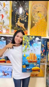 (ส่งจากไทย) นาฬิกาน้ำเต้าทอง เหมาะเป็นของขวัญผู้ใหญ่ ของขวัญปีใหม่ ของขวัญจับฉลาก ของขวัญขึ้นบ้านใหม่ ของขวัญเปิดกิจการ ของขวัญมงคล นาฬิกาแขวนผนัง ติดผนัง เสริมฮวงจุ้ย ของตกแต่งบ้านมงคล