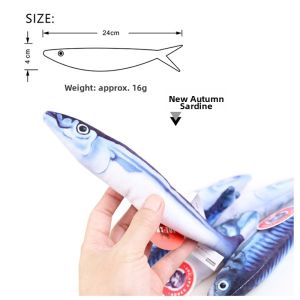 YCQPET | Interactive Plush Fish Cat Toy