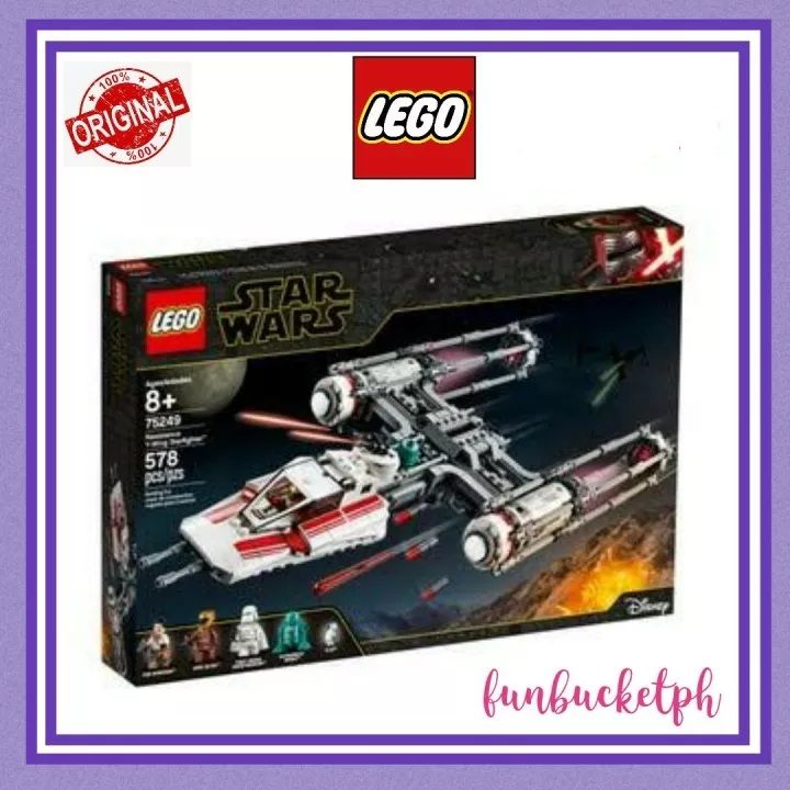 ORIGINAL LEGO 75249 Resistance Y-Wing Starfighter | Lazada PH