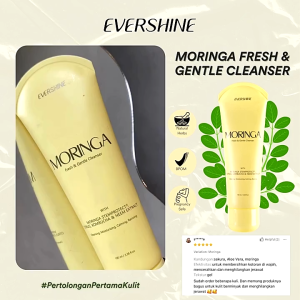 GLAMOIRE - Evershine Moringa Gentle Facial Cleanser Low pH Brightening Hydrating