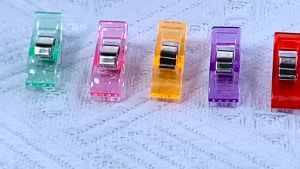 50Pcs Colorful Clips Fabric clips Sewing Clips Multi-purpose sewing clips for School Office Home Fabric making clips