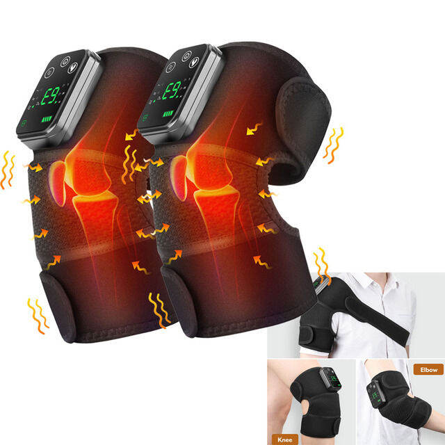 Wireless Electric Heating Knee Shoulder Massager Hot Compress Vibrating ...