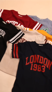 Hooneybee Cody Boy Tee Navy - Kaos Anak Cowok Size 2-10 Tahun