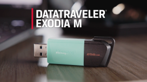Kingston DataTraveler Exodia M USB 3.2 Gen 1 Flash Drive  ( 64GB / 128GB / 256GB ) with Moveable cap