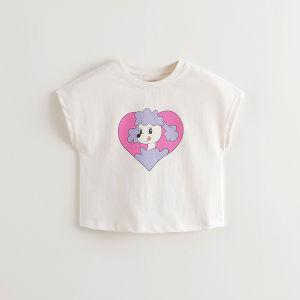 Marc&Janie | Cool and Breathable Fun Pug Design Girls T-Shirt