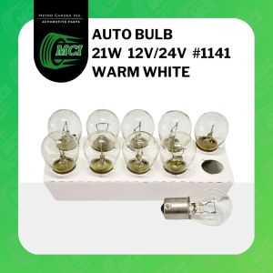 10pcs/1set AUTO BULB 21W 1141 12V/24V Lamp Single Contact Car Motor Truck Signal Brake Light Big