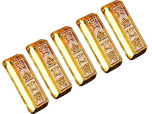 ซิทรินทองคำแท่ง อิฐทอง แก้วคริสตัล ทองคำแท่ง เครื่องประดับนำโชค เปิดของขวัญ เครื่องประดับตกแต่งบ้าน